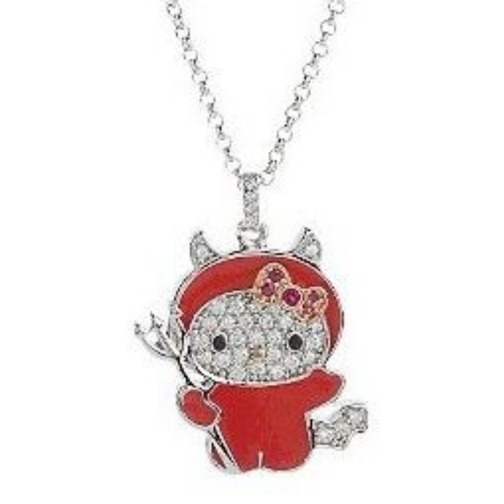 Hello Kitty Diamonique Necklace